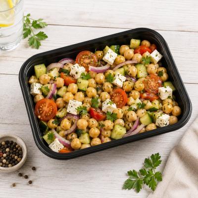 Cizrnový salát s feta sýrem (fitness, vegetariánské), 300g celá porce